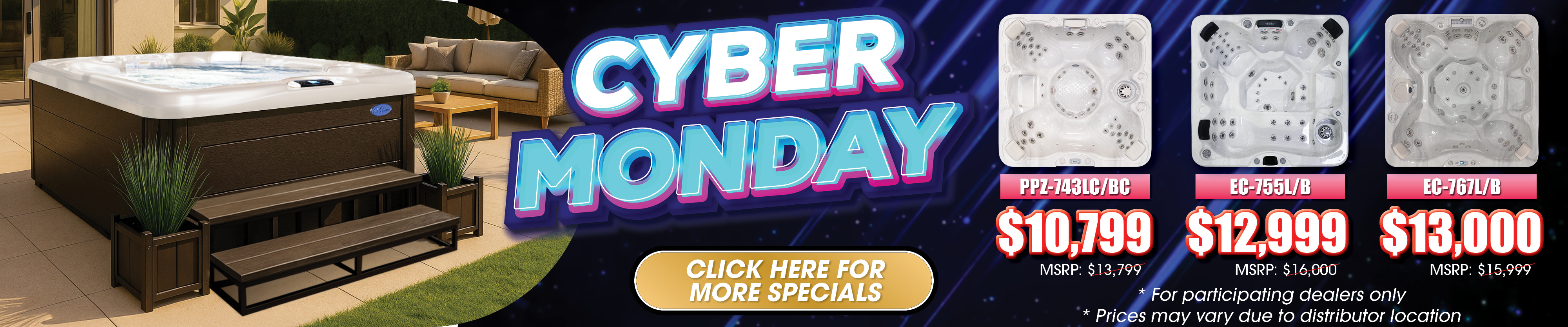 Calspas hot tub being used in a family setting - Mansfield